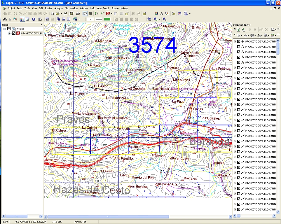 Vector data collection in stereo